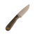LT Wright Knives Frontier First Green Micarta with White Liners / Flat Grind O1