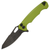 Dead Reckon Ridgeback Milled Titanium Lime Green Cerakote, Dark Stonewash MagnaCut