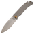 Trevor Burger Custom Urban Plain Titanium with Bronze Hardware / Hand Satin Elmax
