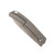 Trevor Burger Custom Knives Urban XL Plain Titanium with Blue Pivot Collar / Hand Satin Elmax
