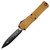 Microtech Combat Troodon Gen III Double Edge Tan Aluminum, Black M390MK - 1142-1TA