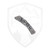 Jack Wolf Knives Mini Cyborg White Marble Carbon, Stonewash S90V