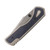 Brian Brown Knives Production Corvus Blue Canyon Richlite, Damasteel