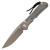 Chris Reeve Knives Large Inkosi Drop Point Glass Blasted Black Micarta, Stonewash MagnaCut - LIN-1116