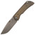 McNees Knives Mac2 3.5 Gen 2 Atomic Bronze with Coyote G10 Inlay, MagnaCut