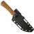 McNees Knives Ridge Runner Fixed Blade Coyote G10, Atomic 3V