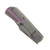 Jack Wolf Knives The Benny Titanium Cross Hatch, Hand Satin S90V