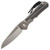 Chris Reeve Knives Large Inkosi Insingo Glass Blasted Black Canvas Micarta, Stonewash MagnaCut - LIN-1124