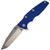 Hinderer Knives Eklipse 3.5" Harpoon Spanto Blue G10 Stonewash Titanium, Stonewash S45VN