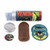 Jack Wolf Knives Venom Jack Titanium Rock Pattern, Belt Satin S90V