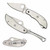 Spyderco ClipiTool Plain & Serrated, Stainless Steel / Satin 8Cr13MoV - C176P&S