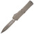 Microtech Combat Troodon Gen III Double Edge Natural Clear Aluminum, Apocalyptic M390MK - 1142-10APNC