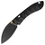Vosteed Knives Mini Nightshade Black Milled Titanium, Black S35VN - A0218