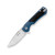 Buck Knives: 714 Stinger - D2 - Black Aluminum - Carbon Fiber Inlay