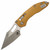 Microtech Stitch Ram-Lok Fluted Tan Aluminum, Apocalyptic M390MK - 169RL-10APFLTA