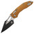 Microtech Stitch Ram-Lok Fluted Tan Aluminum, Black M390MK - 169RL-1FLTA