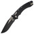 Microtech Amphibian Ram-Lok Fluted Black Aluminum, Black M390MK - 137RL-1FL