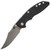 Hinderer XM-18 3.5" Bowie Non-Flipper Black G10 Working Finish Titanium, Working Finish S45VN