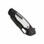 Dead Reckon Knives Ridgeback Modified Black Aluminum Faux Pearl Flat Inlay, Black 3V