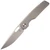 BergBlades Sweeney Beadblast Titanium, Hand Satin 20CV