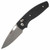 TRM Bulldog Flat Textured Jet Black G10, Stonewash 20CV