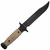 Hinderer KaBar Fixed Blade OD Green Micarta, Battle Black 3V