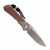 Chris Reeve Knives Small Inkosi Drop Point Left Handed Glass Blasted Natural Micarta, Stonewash MagnaCut - SIN-1119