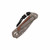 Chris Reeve Knives Small Inkosi Drop Point Left Handed Glass Blasted Natural Micarta, Stonewash MagnaCut - SIN-1119