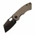 BergBlades Mini SLiM 2.0 Green Micarta, Polished Stonewash DLC S90V