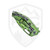 Heretic Medusa Manual Tanto Cel Shading Toxic Green, MagnaCut - H009-CS-TX