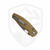TRM Bulldog 3D Contoured Smooth Coyote G10, Stonewash 20CV