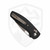 TRM Bulldog 3D Contoured Smooth Jet Black G10, Stonewash 20CV