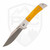 Finch Knife Co Frog Leg Sunkist Oxbone, Satin and Stonewash - FL354