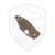 Spyderco MicroJimbo Brown G10 SPRINT, Satin 15V - C264GPBN15V