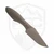 Black Bird Blades Grackle Fixed Blade Full Titanium and Full Black G10 Swappable Scales, Stonewash MagnaCut