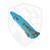Microtech SOCOM Elite Manual Tanto Turquoise Aluminum, Stonewash M390MK - 161-10TQ