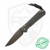 Pre-Owned Chris Reeve Small Sebenza Canvas Inlay Boomerang Damascus w/ box
