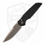 ProTech TR-3 Integrity Manual Reptile Milled Black Aluminum, Stonewash S35VN - INT105-Reptile
