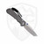 Chris Reeve Knives Small Inkosi Tanto LEFT HANDED Sandblasted Titanium, Stonewash MagnaCut - SIN-1043