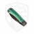 Jack Wolf Knives Diamondback Jack Green Crystalized Titanium, Belt Satin S90V