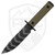 Zero Tolerance 0006 Fixed Blade OD Green G10, Tiger Stripe 3V - 0006TSOL