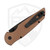 ProTech TR-3 Integrity Manual Smooth FDE Aluminum, Black S35VN - INT103-FDE