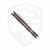 Hinderer Knives Auto Eklipse Spearpoint Stonewash Bronze Titanium, Stonewash S45VN