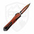 Heretic Manticore E Double Edge OTF Cel Shade Orange Aluminum, MagnaCut - H028F-CS-OR