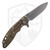Hinderer Knives XM-18 3.5" Skinny Slicer Red G10 Stonewash Bronze Titanium, Stonewash MagnaCut