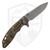 Hinderer Knives XM-18 3.5" Skinny Slicer Black G10 Stonewash Bronze Titanium, Stonewash MagnaCut