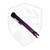 Dead Reckon Knives Ridgeback Modified Clip Point Knurled Purple Aluminum, Glass Blast MagnaCut