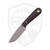 LT Wright Knives Frontier First Flat Grind Double Red Micarta O1