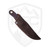 LT Wright Knives Frontier First Flat Grind Double Red Micarta O1