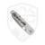 Spyderco Smock Satin Aluminum, Satin CruWear - C240ALCWP